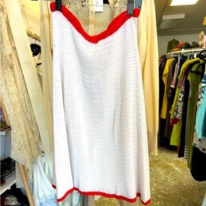 Vintage Erica Tanov crochet skirt